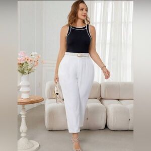 SHEIN Colorblock Cami Top With Border